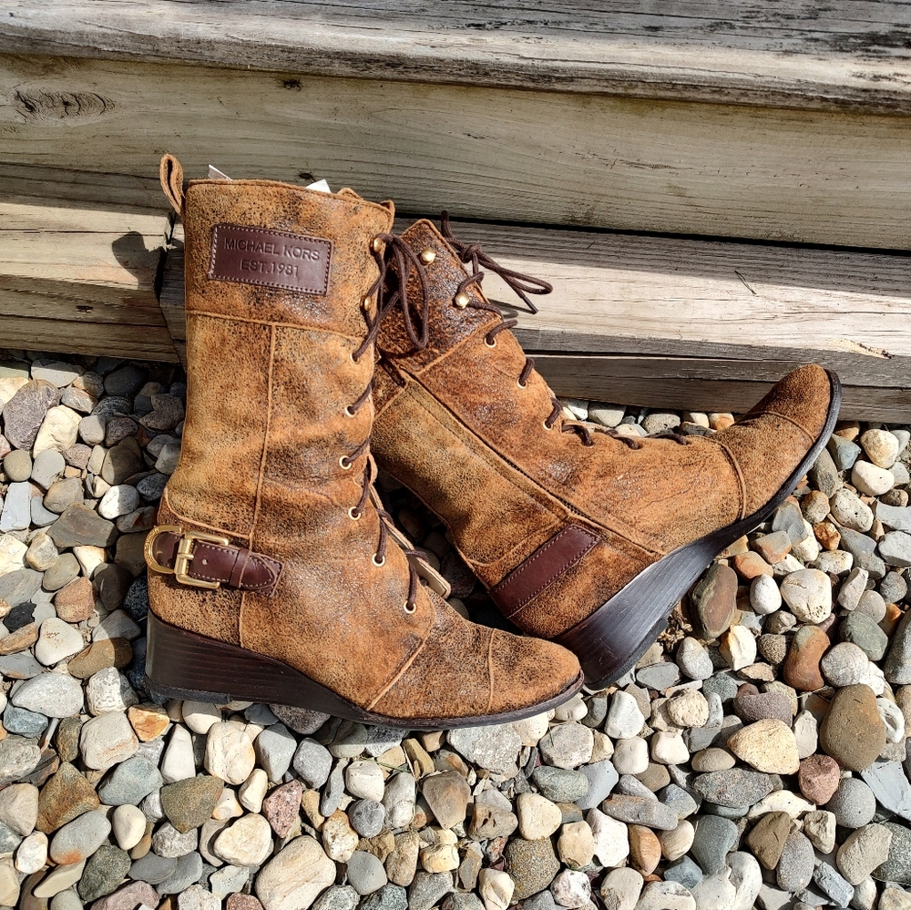 Michael Kors Leather Boots